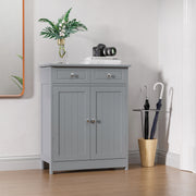 Grey Bathroom Floor Cabinet