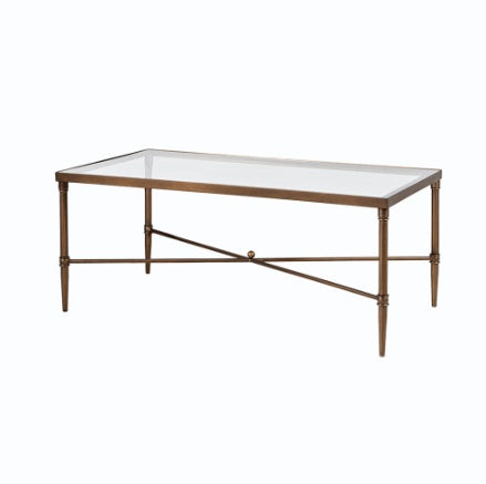 Bronze Metal Coffee Table