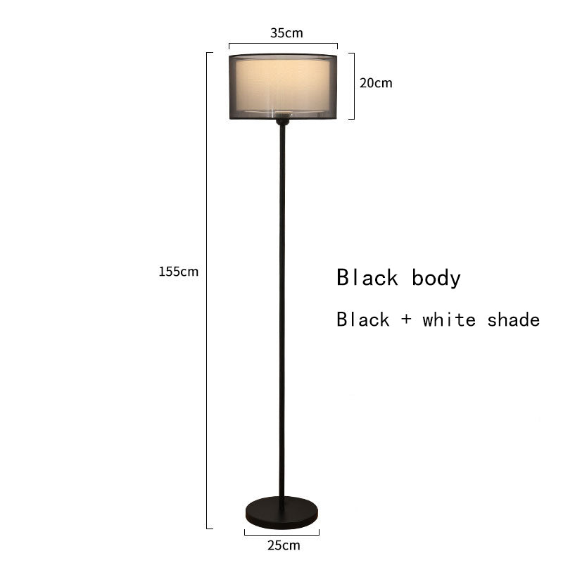 Iron Bedside Floor Lamp