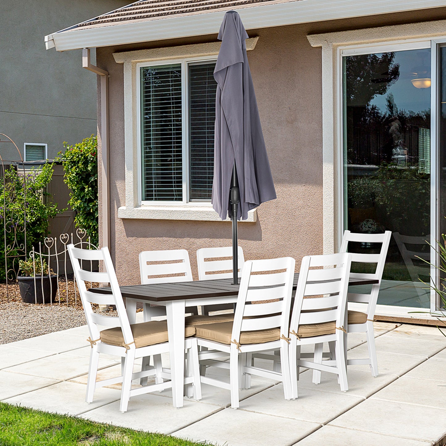 Patio Dining Set for 6