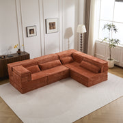 Orange Modular Floor Sofa