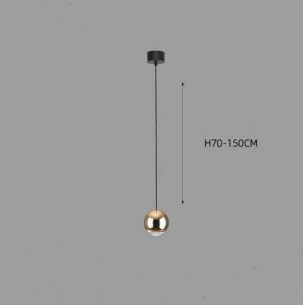 Modern Aluminum Ball Chandelier