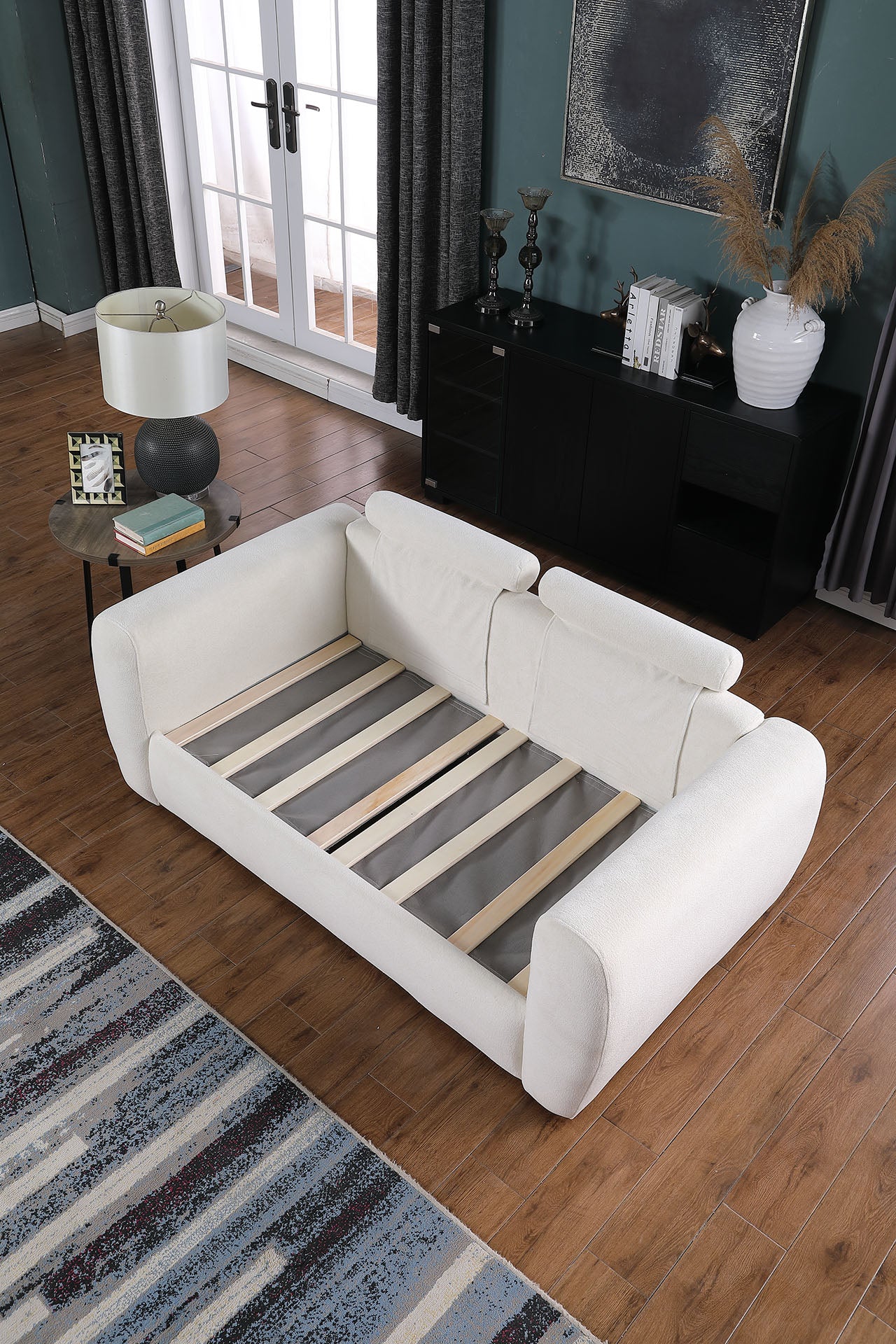 Beige Compressed Sofa