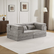 Light Grey Modular Loveseat