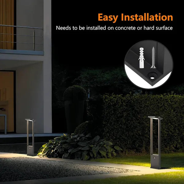 Dusk To Dawn Solar Outdoor Landscape Path Light Exterior Motion Sensor Lights IP65 Waterproof Energy-Saving Lantern 11606
