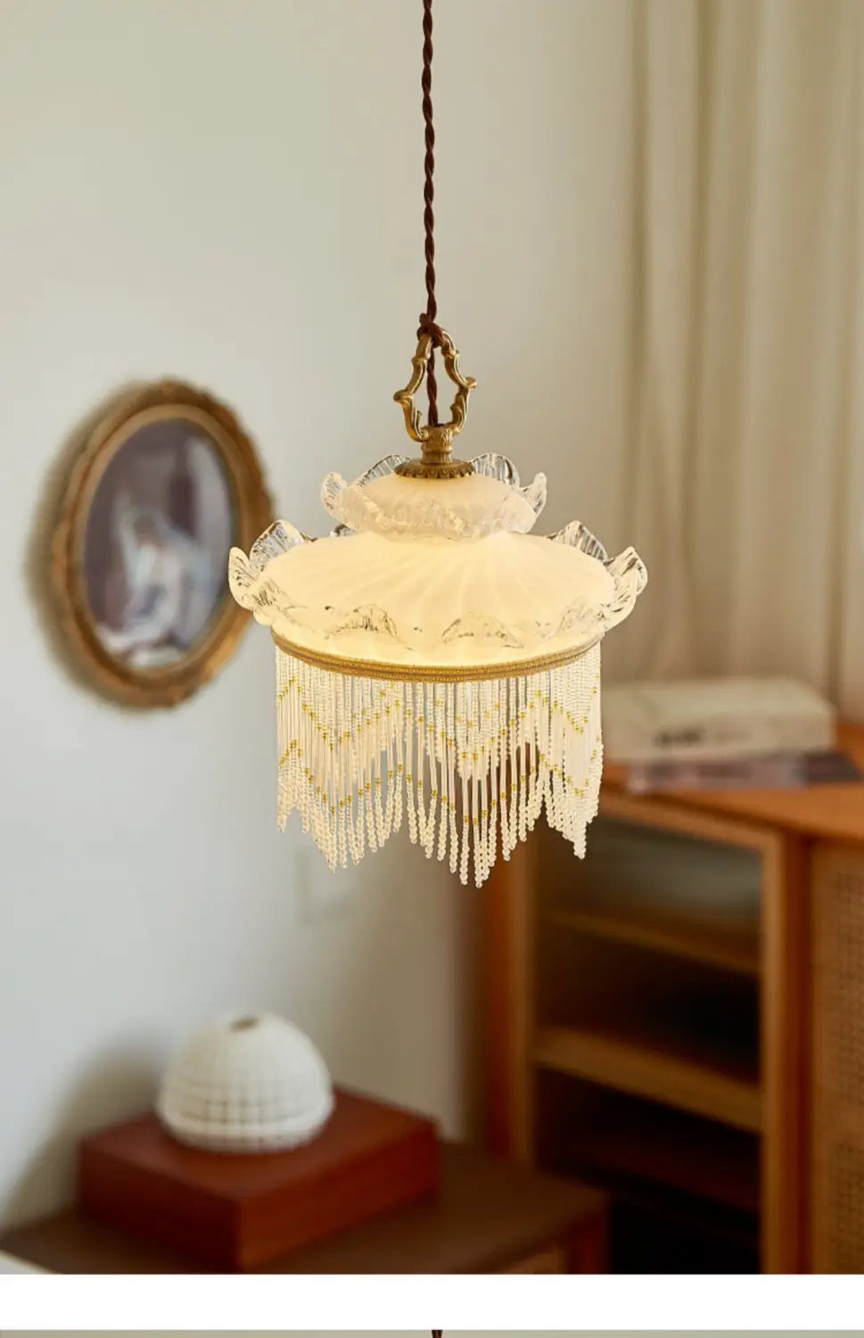 Tassel Chandelier Dining Room Bedroom Bedside Hallway Chandelier