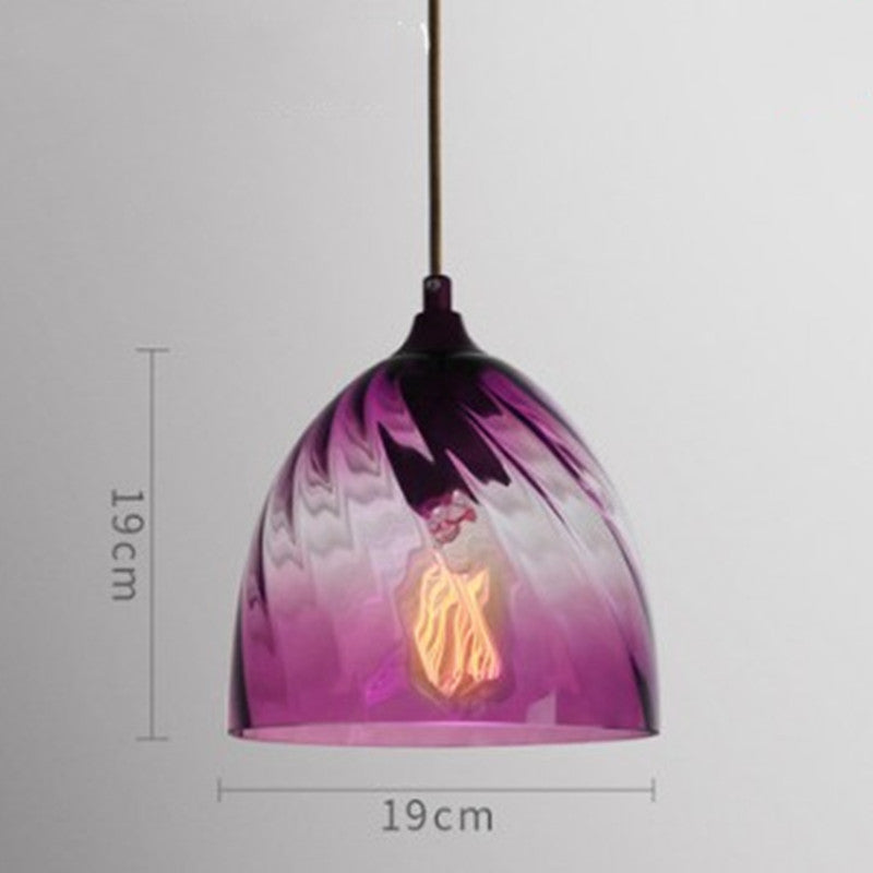 Glass Minimalist Bar Chandelier