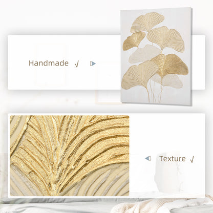 Hand-Painted Canvas Wall Art for Living Room Bedroom