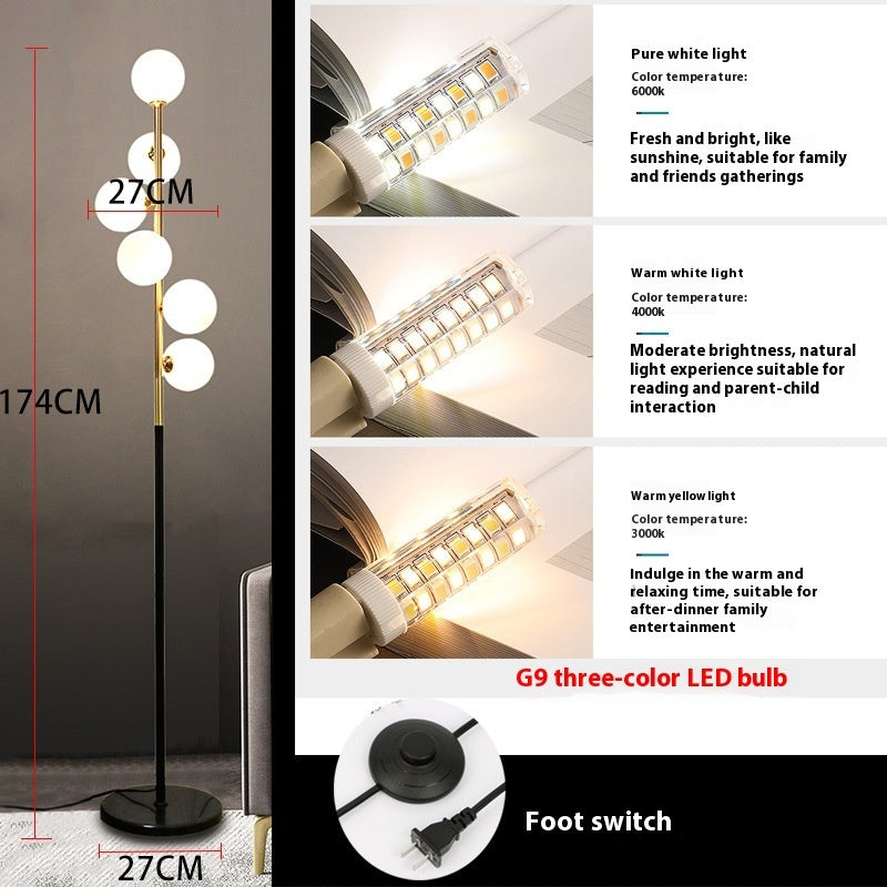 Simple Living Room Table Lamp Nordic Bedroom Study Room Decoration Floor Lamp