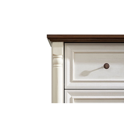 Walnut Rustic Drawer Dresser