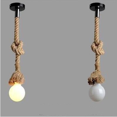 Hemp Rope Vintage Chandelier