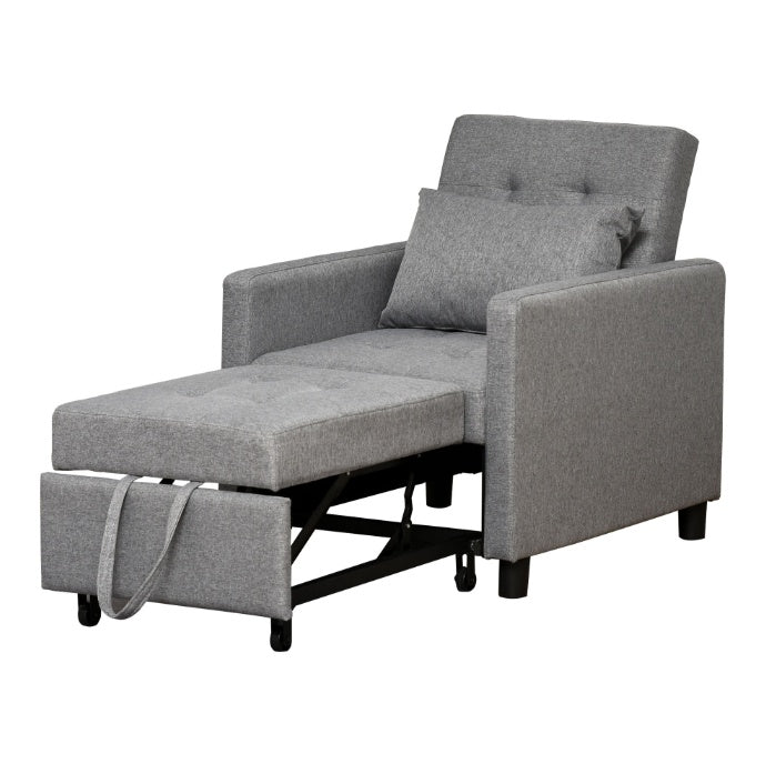 Gray Convertible Chair Bed
