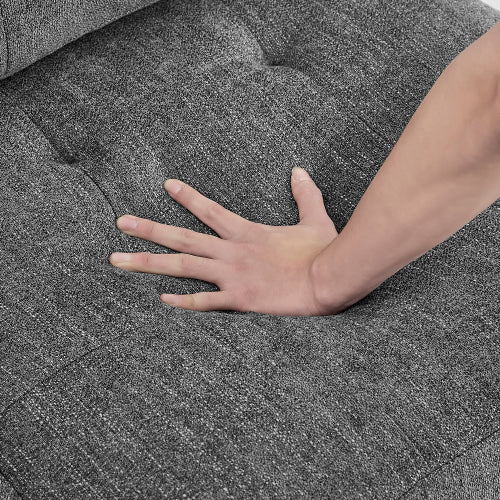 Grey Chenille Corner Sofa