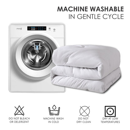 All-Season Oversized Solid Plump Duvet - Premium Durable Comforter With Enhanced Warmth. This Thick Winter Quilt Insert Provides Year-round Comfort, Making It An Ideal Christmas Gift For Daily Use.