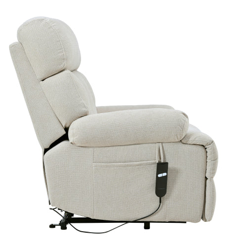 Light Gray Power Recliner