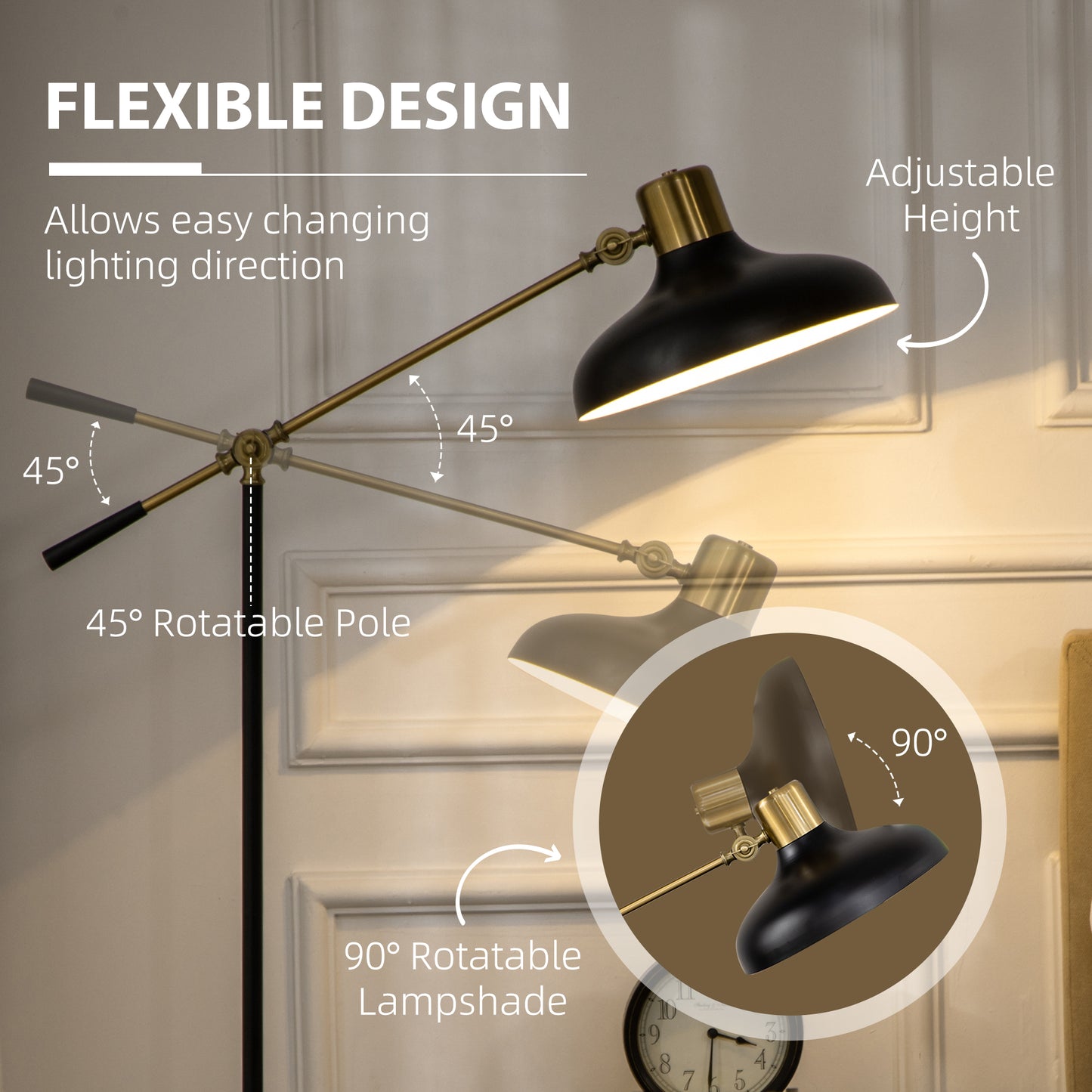 Adjustable Floor Lamps for Living Room