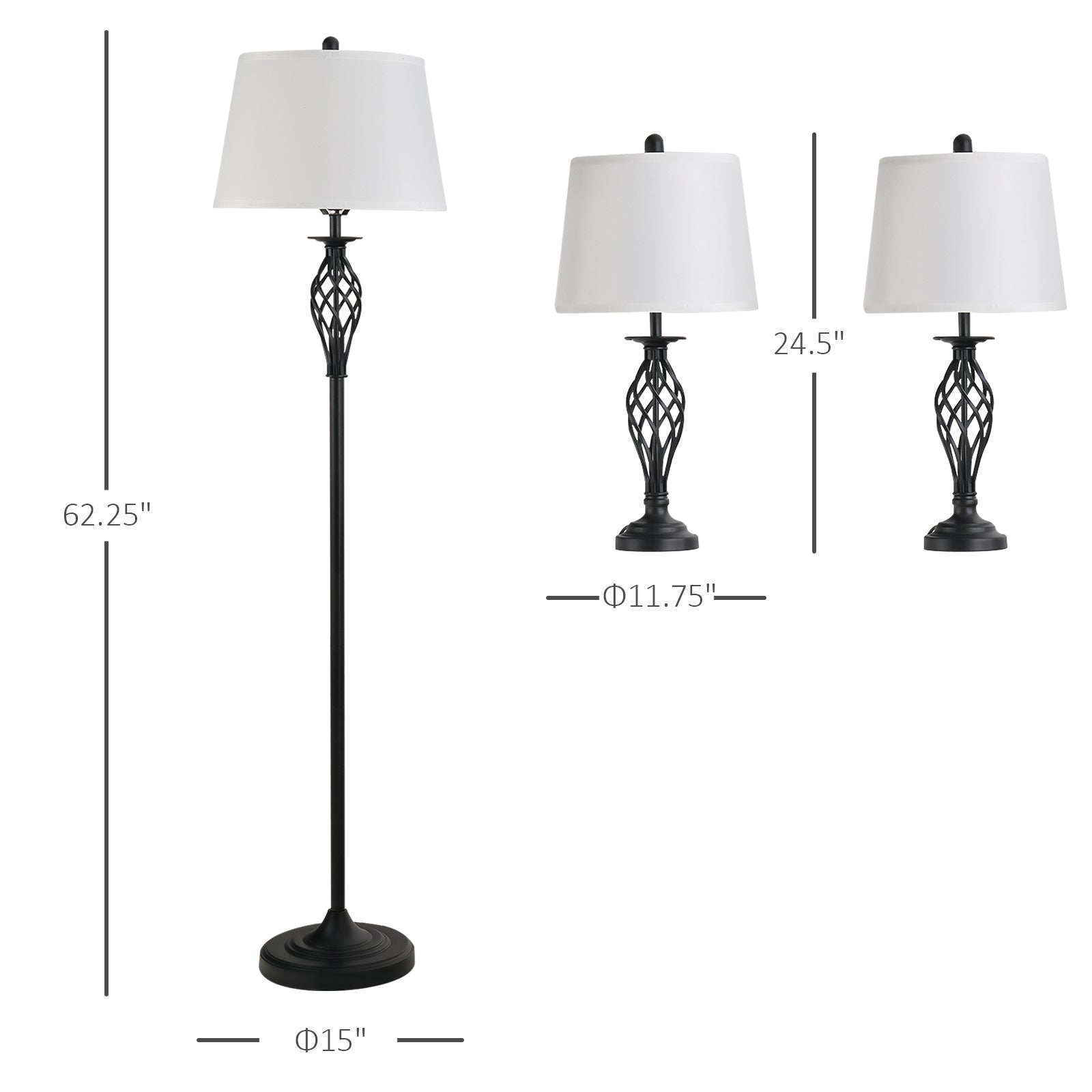Adjustable Table Floor Lamp