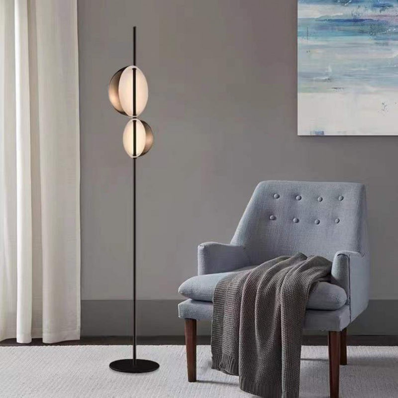 Gold Double Head Floor Lamp