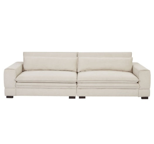 Beige Modern Fabric Sofa