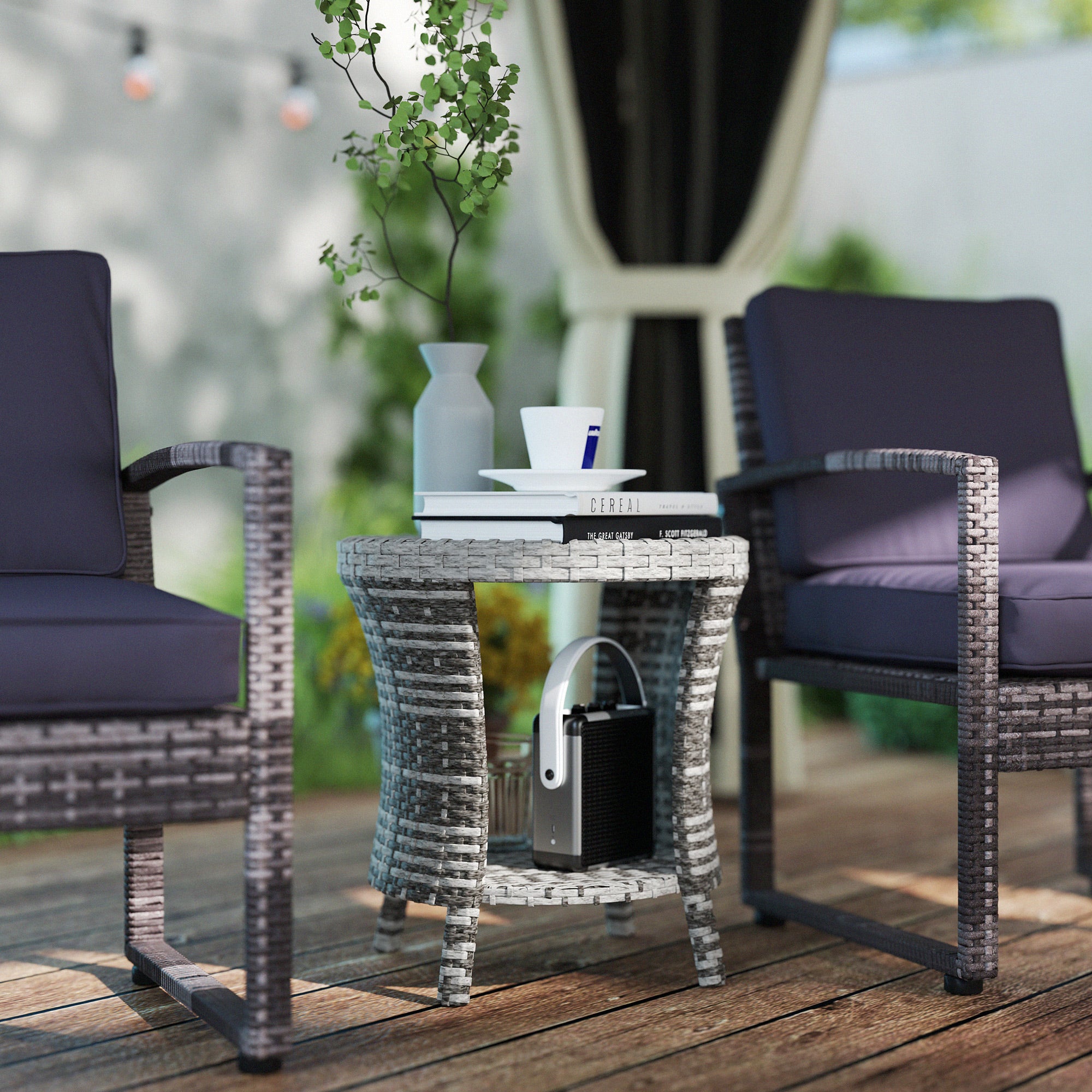 Compact Patio Coffee Table