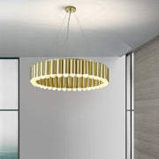 Gold Modern Chandelier 120cm Aluminum Duplex