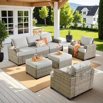 7-Piece Modular Outdoor Sofa Set