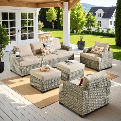 7-Piece Modular Outdoor Sofa Set