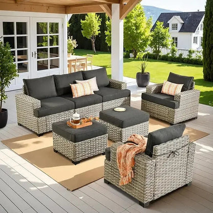 7-Piece Modular Outdoor Sofa Set