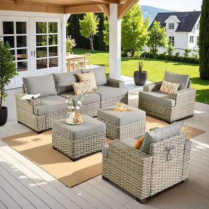 7-Piece Modular Outdoor Sofa Set