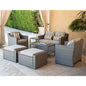 7-Piece Wicker Outdoor Lounge Set