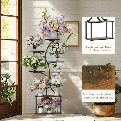 7 Tier Tree Plant Stand Display Rack