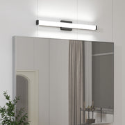 Luz para Tocador de Baño Negro - 33 Pulgadas Luces Modernas para Tocador de Baño - 18W Luces LED para Baño Sobre el Espejo Luz Blanca Fría 6000K