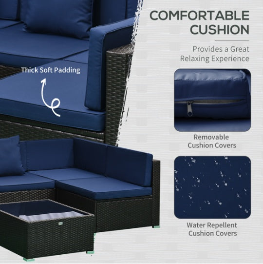 Beige Modular Outdoor Sectional