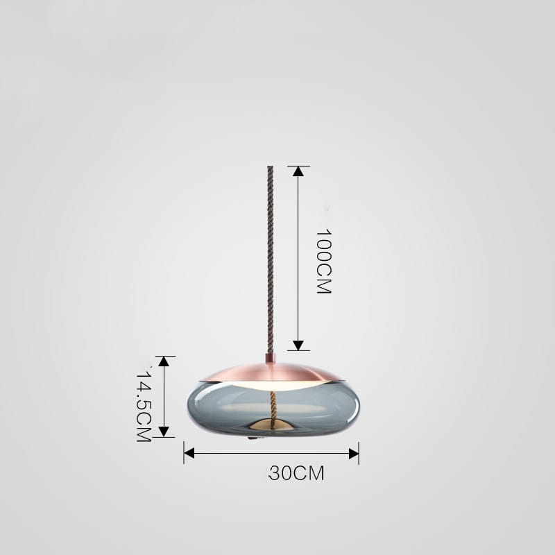 Dining Room Chandelier Living Room Bar Bedroom Glass Single Head