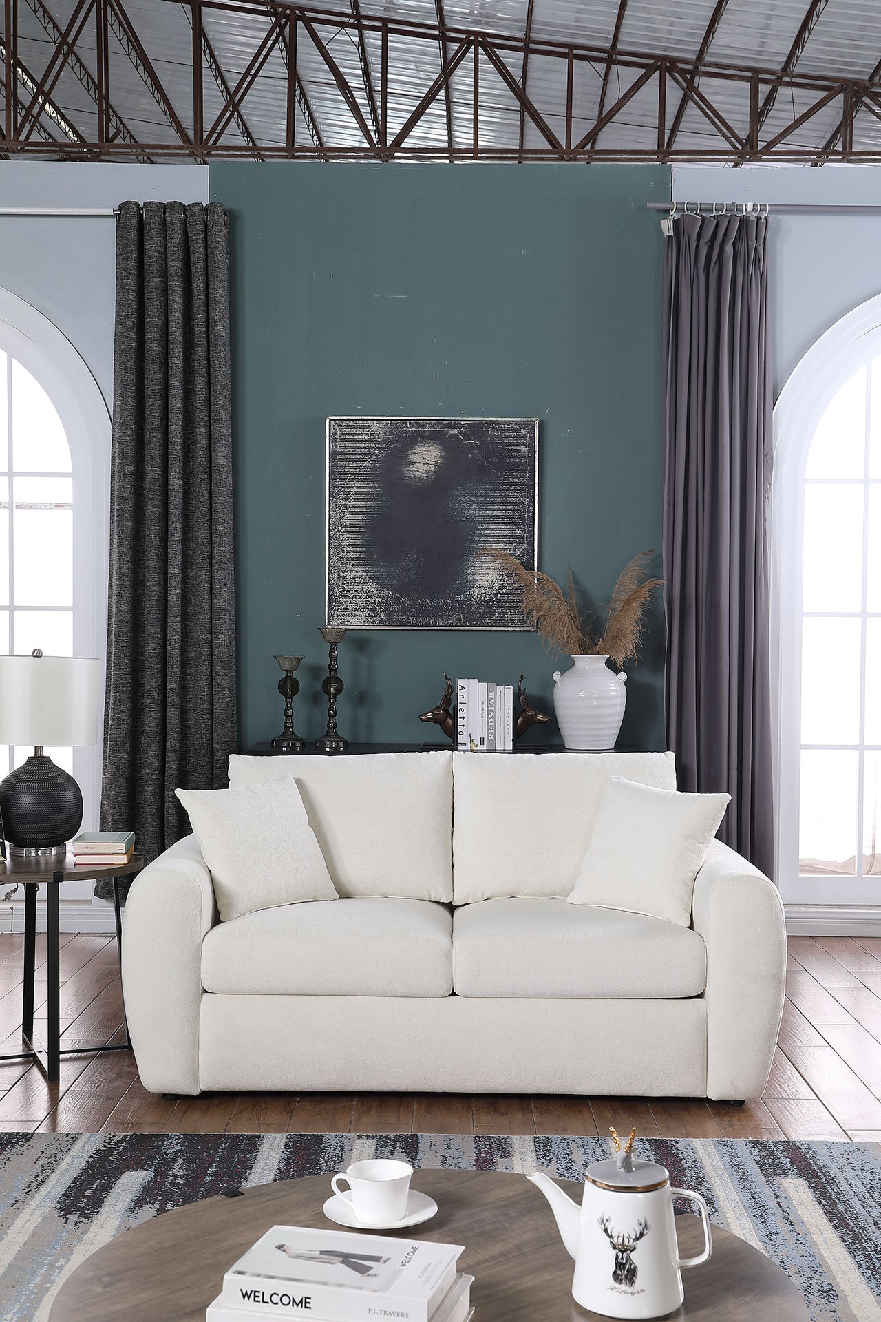 Modern Minimalist Comfortable Compressed BEIGE Sofa