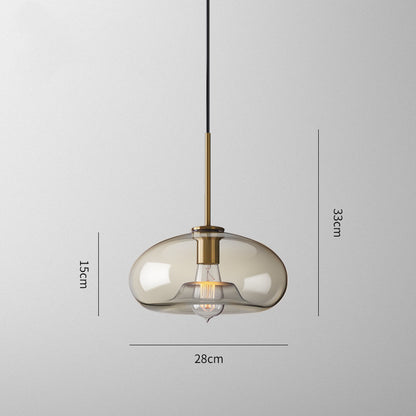 Creative Staircase Cafe Nordic Minimalist Glass Chandelier