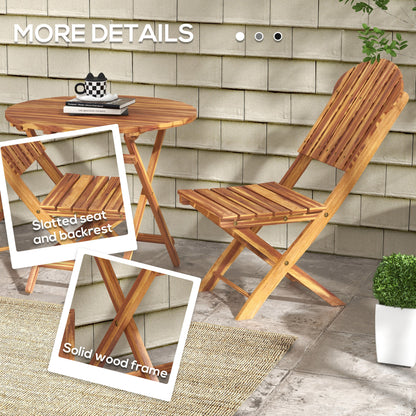 Foldable Outdoor Bistro Set