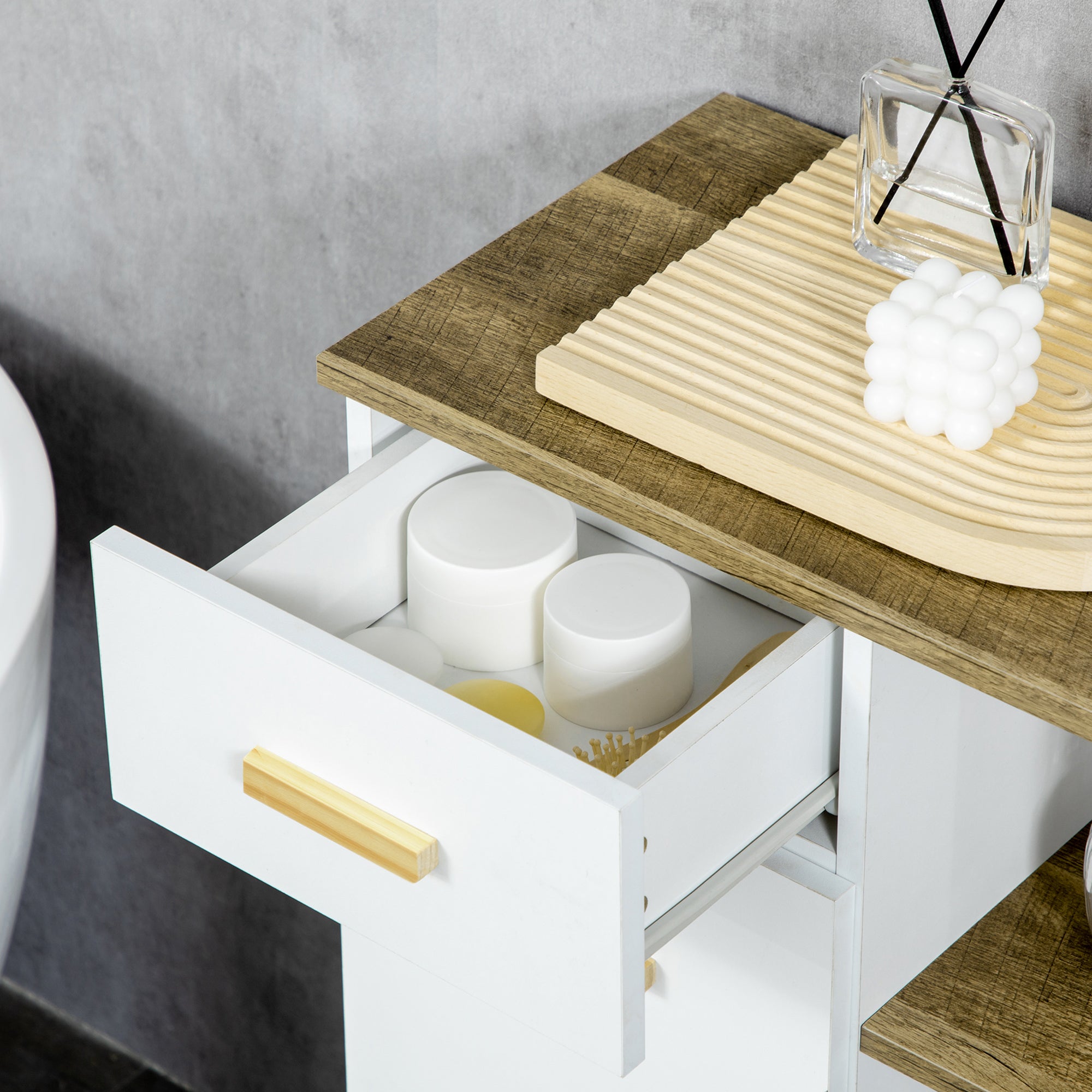 White Nordic Floor Cabinet
