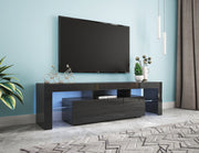 Black LED TV Stand
