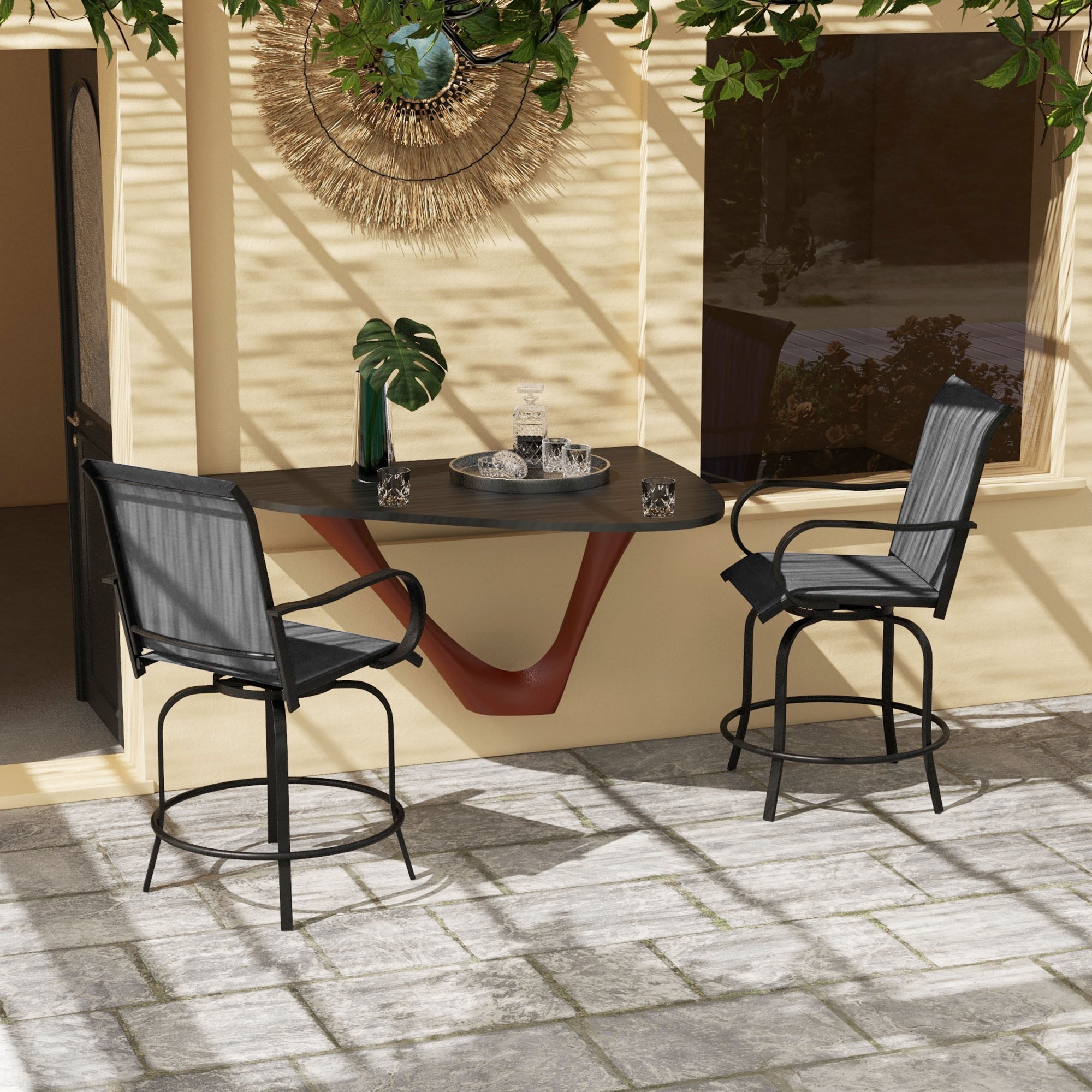 Swivel Outdoor Bar Stools