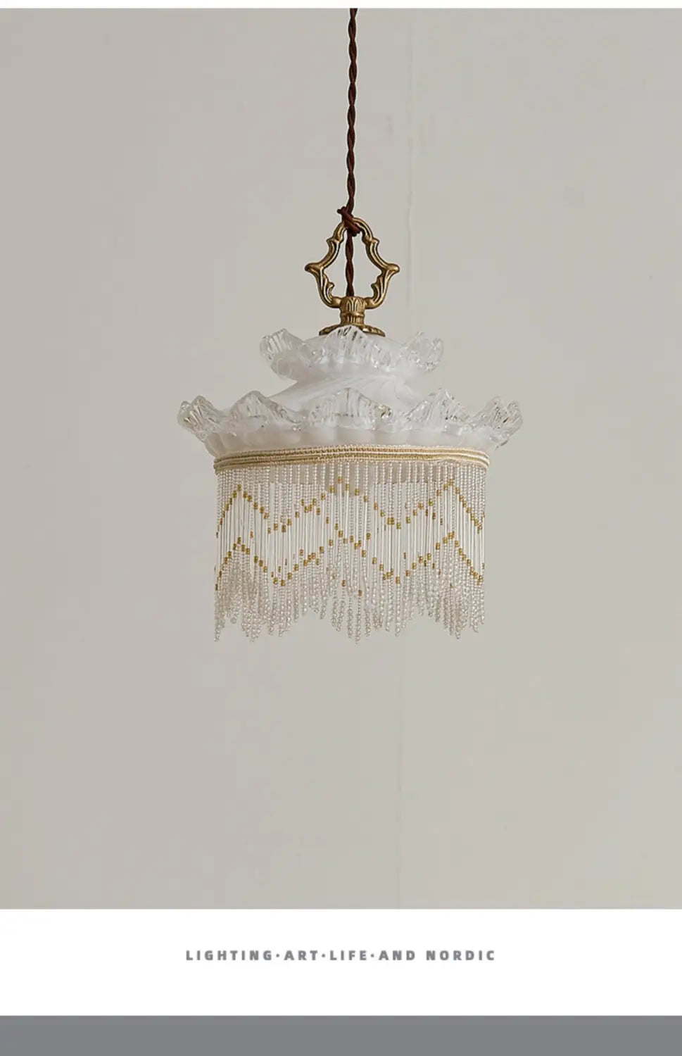 Tassel Chandelier Dining Room Bedroom Bedside Hallway Chandelier