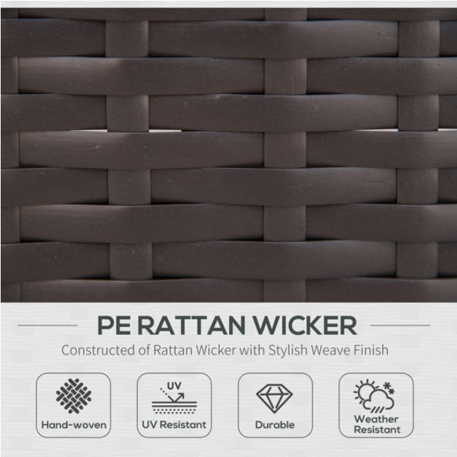 Wicker Chaise Patio Set