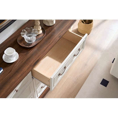 Farmhouse Style 6 Drawer Dresser Chest With Base Wooden Rustic Chest Of Drawers, Storage Dresser Organizer For Bedroom, Living Room, Beautiful Sturdy And Durable