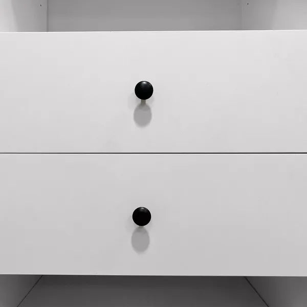 White Modular Closet System