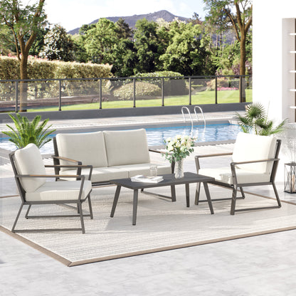 4 Piece Patio Furniture Set