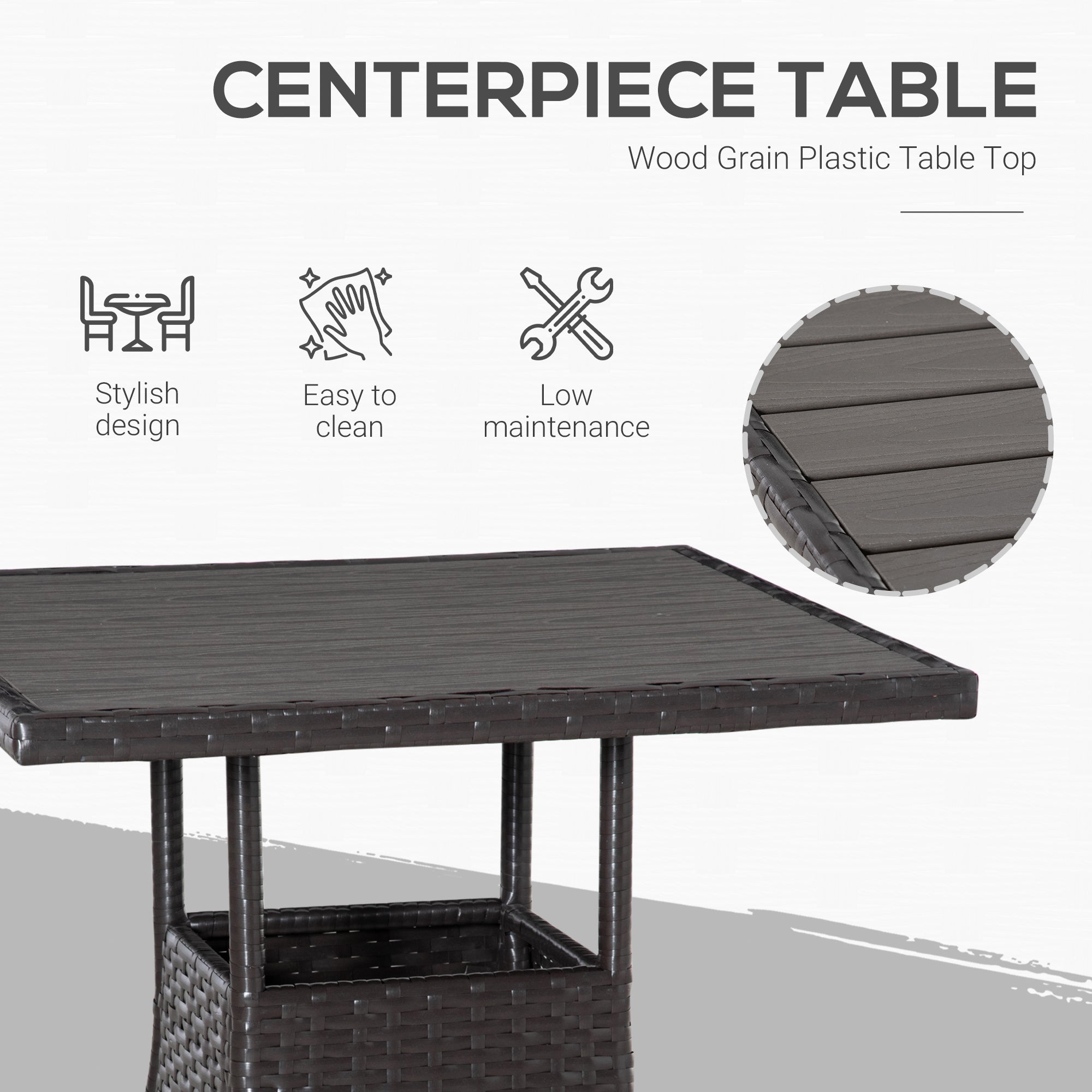 Compact Outdoor Bistro Set