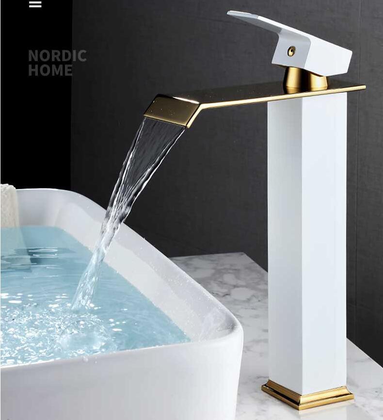 Black Gold Basin Faucet High Style