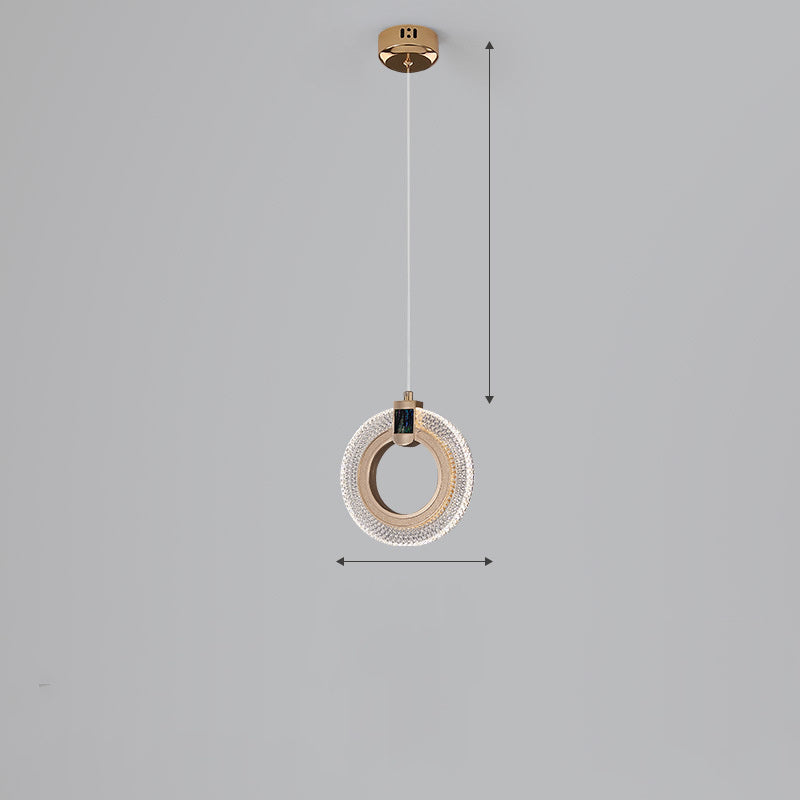Lámpara de Araña Pequeña de Cabeza Minimalista Extremadamente Simple Posmoderna de Lujo Ligero