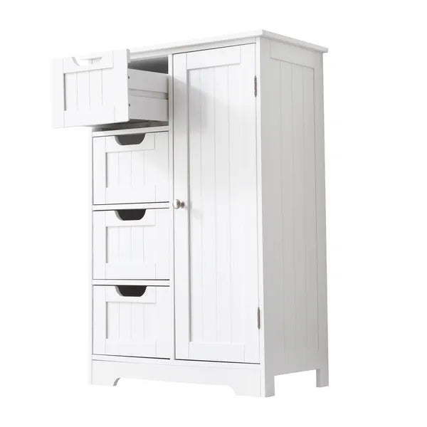 White Freestanding Storage Cabinet