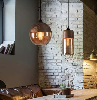 Three-Headed Glass Chandelier